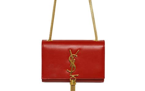 red ysl bag|red ysl bag with tassel.